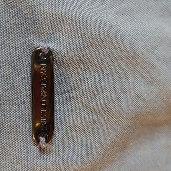 💚Emporio Armani Women's Long Sleeve Ruffled Button Down Shirt - Picture 4 of 8